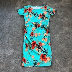 Pinkblush Maternity Fitted Short Sleeve Dress